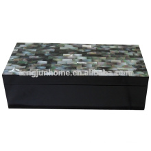 CBM-BPSBL Seashell Furniture Black Mother of Pearl Accessory Box
